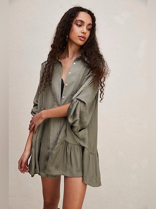 Free People Dresses & Skirts - Free People Moonstruck Shirtdress